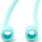 System-S 10x silicone strap holder for AirPods headphones in turquoise