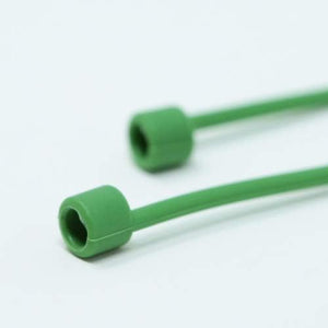 Supporto per cinturino in silicone System-S 10x per cuffie AirPods in verde