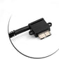 SYSTEM-S Micro USB 3.0 90° Grad links gewinkelt auf USB Typ A 3.0 Abwärtsgewinkelt Kabel Adapter Datenkabel Ladekabel 27 cm