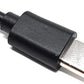 SYSTEM-S USB 3.1 Kabel 15 cm Typ C Stecker zu 2.0 A Buchse in Schwarz