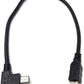 Cable USB 2.0 SYSTEM-S 20 cm Adaptador ángulo Mini B macho a macho en color negro