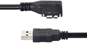 Cable SYSTEM-S USB 3.0 3 m tipo A macho a micro B macho angular tornillo en negro