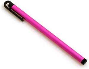 System-S Stylus Touch Pen kapazitiver Bildschirm Eingabe Stift in Pink für Smartphone Touchscreen Handy Tablet PC PDA