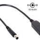 SYSTEM-S USB 3.1 Kabel 23cm Typ C Buchse zu DC 20V 7,4 x 5,0 mm Stecker Adapter Ladekabel