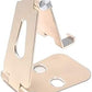 Soporte plegable de aluminio System-S para tablet y smartphone COLOR: dorado