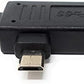 SYSTEM-S USB 3.1 Y Adapter Typ C Stecker + 2.0 Micro Stecker zu 3.0 Typ A Buchse Adapter