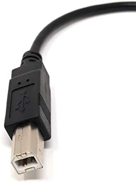 System-S USB Typ A Aufwärts gewinkelt zu USB Typ B Kabel 20 cm