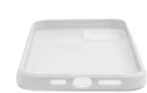 Coque de protection en silicone transparente blanche pour iPhone 12 Pro