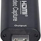 Presa per scheda di acquisizione adattatore HDMI su cavo video presa USB 2.0 tipo A in nero