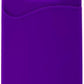 System-S 1x smartphone card holder silicone case card case in purple