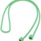 System-S 10x silicone strap holder for AirPods headphones in green