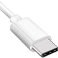 SYSTEM-S USB 3.1 Kabel 3 m Typ C Stecker zu 2.0 Typ A Stecker Adapter in Weiß