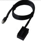 Cable de audio SYSTEM-S Conector jack de 1,5 m para adaptador de radio de coche Opel en negro