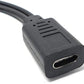 SYSTEM-S USB 3.1 Y Kabel 25 cm Typ C Buchse zu Typ C und 2.0 Micro B Stecker Adapter