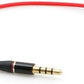 System-S 4-pin 3.5 mm jack to jack audio stereo AUX headset cable extension 25 cm