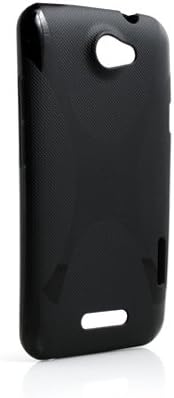 System-S coque en silicone housse de protection noir pour HTC One X S720E