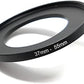 SYSTEM-S lens adapter 37 mm thread to 55 mm step up ring in black for filters