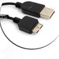 SYSTEM-S USB 2.0 OTG Host Kabel 2 in 1 USB A zu USB 3.0 Micro B & USB A Host Datenkabel 30 cm