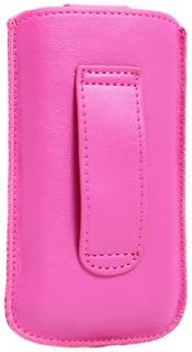 System-S Tasche Etui Sleeve Case Hülle Medium mit Rückzugfunktion Ausziehhilfe in Pink