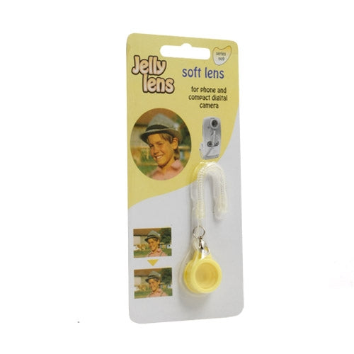 Jelly Lens Objectif souple pour téléphone portable Effet appareil photo Jaune