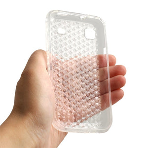 Silikon Skin Hülle Case für Samsung Galaxy S i9000 Transparent