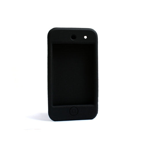 System-S Silicone Case Skin Black for Apple iPod Touch 4