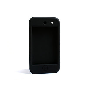 Coque en silicone System-S Skin noire pour Apple iPod Touch 4