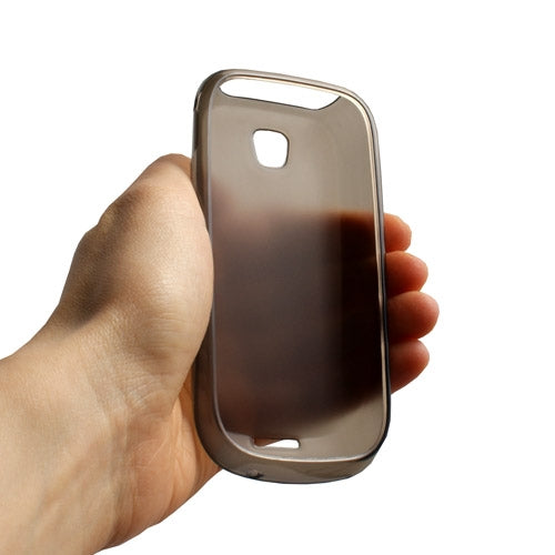 Coque en TPU transparente noire pour Samsung Galaxy 3 i5800