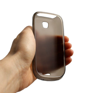 TPU Hülle Skin Transparent Schwarz für Samsung Galaxy 3 i5800