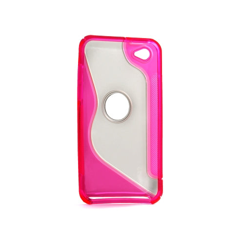 Étui de protection transparent rose pour Apple iPod Touch 4