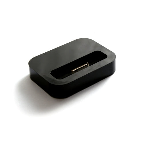 System-S Dockingstation Cradle in Schwarz für Apple iPhone 4