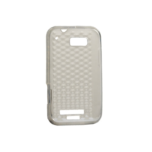 Coque transparente en silicone TPU pour Motorola Defy