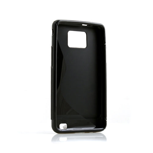 Coque en silicone TPU noir pour Samsung Galaxy S2 i9100