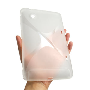 Transparente TPU Silikon Hülle Case Cover Skin für HTC Flyer