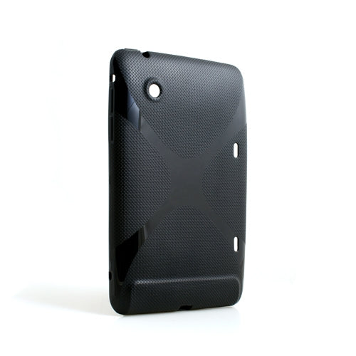 Housse de protection en silicone TPU noire pour HTC Flyer