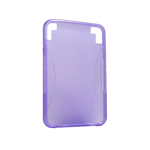 Housse de protection en silicone TPU violet pour Amazon Kindle 3