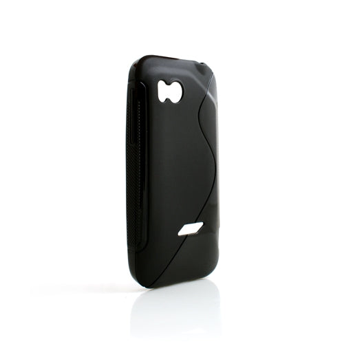 Housse de protection en silicone TPU noire pour HTC Vigor