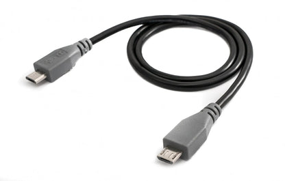 USB 2.0 Kabel 50 cm Micro B Stecker zu Stecker Adapter Schwarz