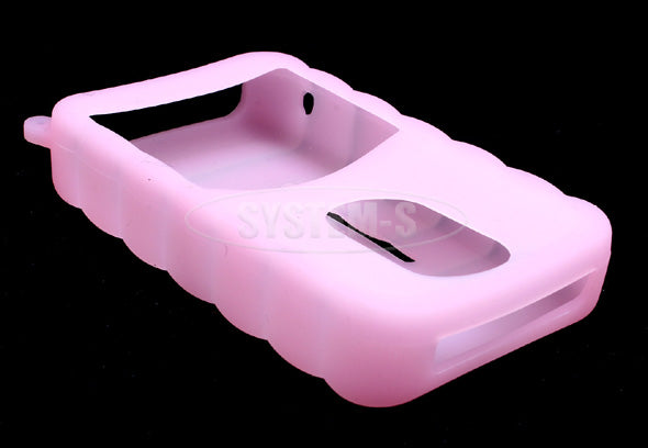 Coque en silicone System-S pour Creative Zen Vision M en rose