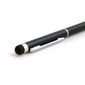2 in 1 Stylus Kugelschreiber in Schwarz für Tablet PC Smartphone