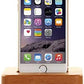 Docking station per ricarica cellulare in legno per iPhone 6 6S 6 Plus 6S Plus 5S 5C 4S