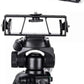 SYSTEM-S triple mount with attachments for camera microphone smartphone size L