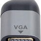 Adaptateur VGA femelle vers USB 3.1 Type C mâle câble adaptateur en gris