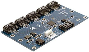SYSTEM-S SATA 1 bis 5 Port Konverter Adapter JMB321 Chipsatz