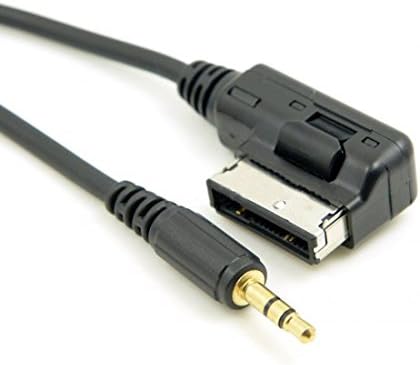 System-S Car Stereo 3.5mm Audio Aux Cable for Media Interface 
