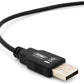 System-S Micro USB Adapter Kabel 90° Winkelstecker 20 cm