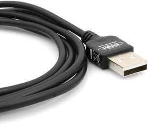 System-S Micro USB cable data cable charging cable with 90° right angle plug 140 cm
