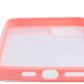 SYSTEM-S Silicone Protective Case in Pink Transparent Case Compatible with iPhone 12 Pro Max