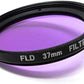 SYSTEM-S Fluoreszenz Filter 37 mm Gewinde FLD Linse anschraubbar für Fotografie