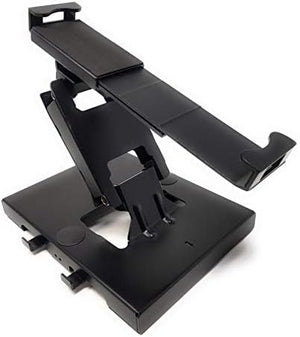 SYSTEM-S Lockable table and wall mount for 9.0-13.0 inch tablet holder in black